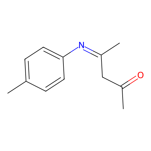 N-(1-Methyl-3-oxobutylidene)-4-methylaniline structure