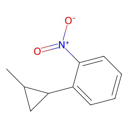 1-(2-Methylcyclopropyl)-2-nitrobenzene structure
