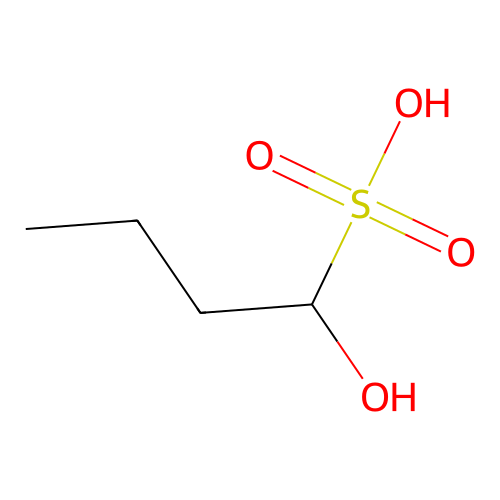 1-Hydroxy-1-butanesulfonic acid structure
