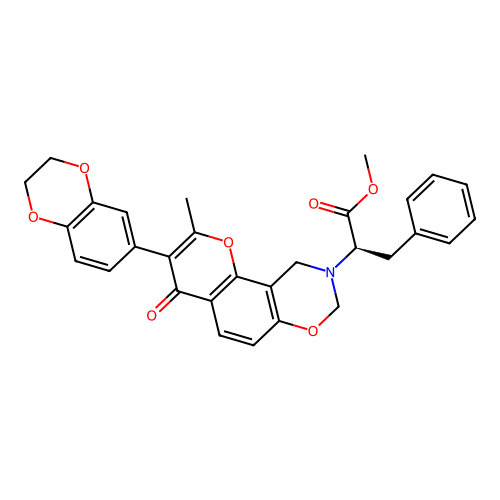 C30H27NO7 structure