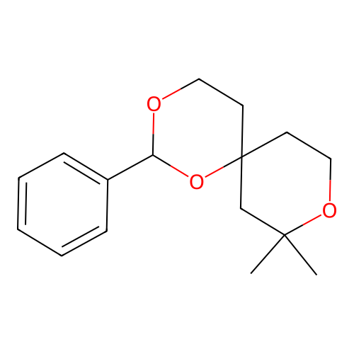 8,8-Dimethyl-2-phenyl-1,3,9-trioxaspiro[5.5]undecane structure