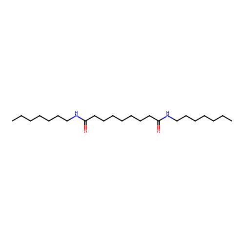 N,N'-diheptylnonanediamide structure