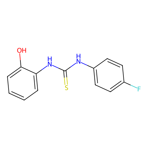 1-(4-Fluorophenyl)-3-(2-hydroxyphenyl)thiourea structure