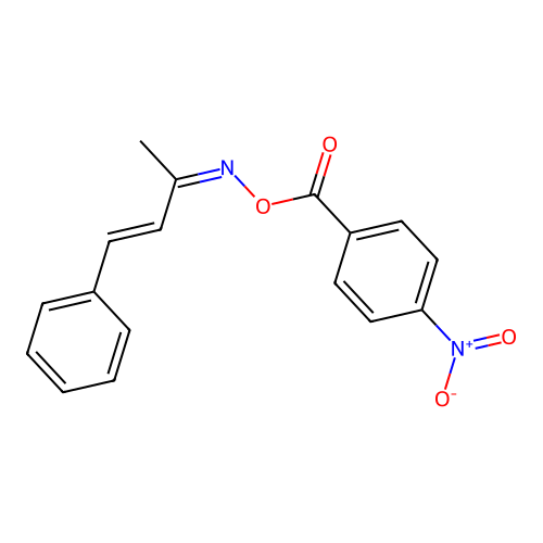 (4-Phenylbut-3-en-2-ylideneamino) 4-nitrobenzoate structure