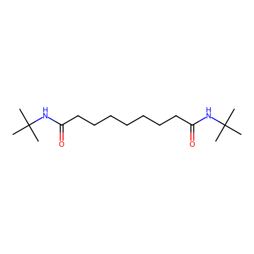 N,N'-di-tert-butylnonanediamide structure