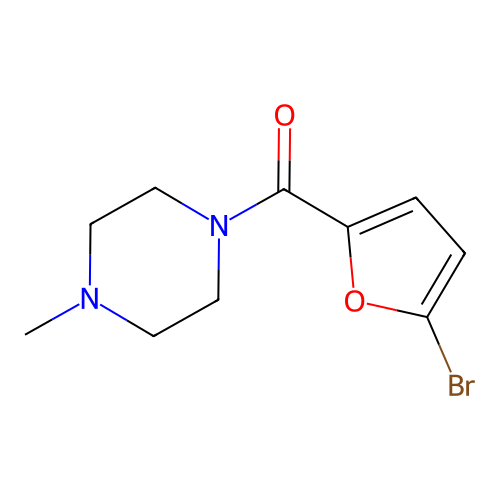 (5-Bromo-furan-2-yl)-(4-methyl-piperazin-1-yl)-methanone structure