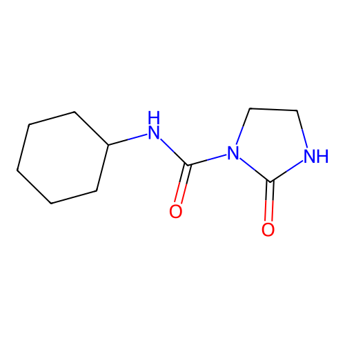 N-cyclohexyl(2-oxoimidazolidinyl)carboxamide structure