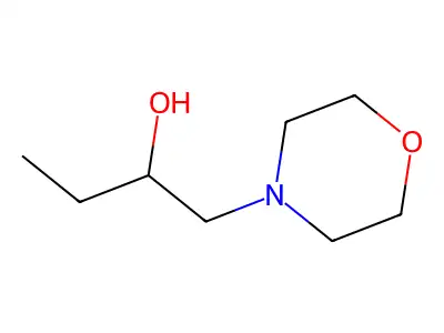 1-Morpholin-4-ylbutan-2-ol structure
