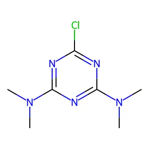 N2,N2,N4,N4-Tetramethyl-6-chloro-1,3,5-triazine-2,4-diamine structure