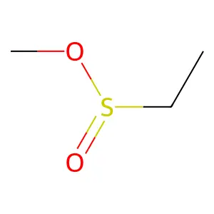 Methyl ethanesulfinate structure
