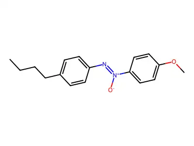 Diazene, (4-butylphenyl)(4-methoxyphenyl)-, 1-oxide structure