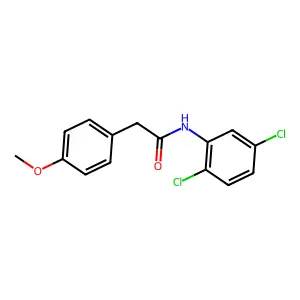 N-(2,5-dichlorophenyl)-2-(4-methoxyphenyl)acetamide structure