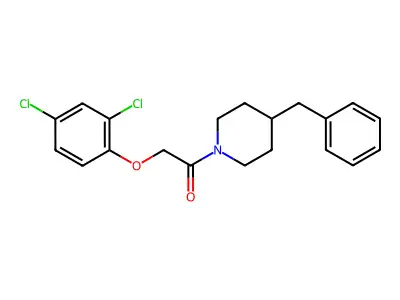 1-(4-Benzylpiperidin-1-yl)-2-(2,4-dichlorophenoxy)ethanone structure