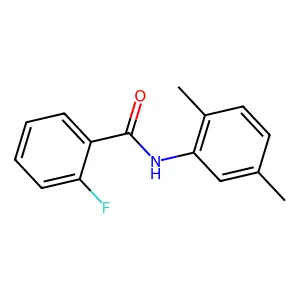N-(2,5-dimethylphenyl)-2-fluorobenzamide structure