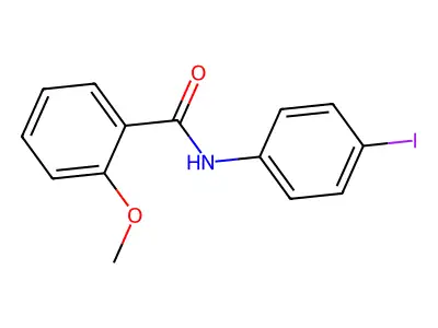N-(4-iodophenyl)-2-methoxybenzamide structure