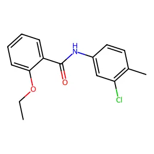 N-(3-chloro-4-methylphenyl)-2-ethoxybenzamide structure