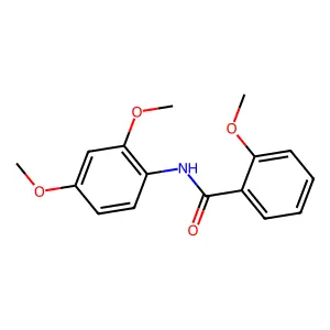 N-(2,4-dimethoxyphenyl)-2-methoxybenzamide structure