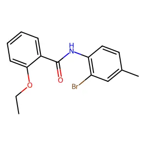 N-(2-bromo-4-methylphenyl)-2-ethoxybenzamide structure