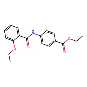 Ethyl 4-[(2-ethoxybenzoyl)amino]benzoate structure