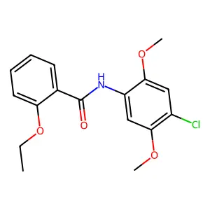 N-(4-氯-2,5-二甲氧基苯基)-2-乙氧基苯甲酰胺 structure