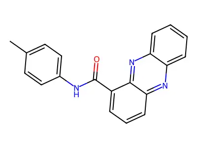 N-(4-methylphenyl)phenazine-1-carboxamide structure