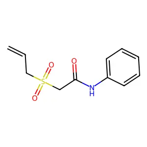 N-苯基-2-(丙-2-烯-1-基磺酰基)乙酰胺 structure