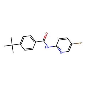 N-(5-bromopyridin-2-yl)-4-tert-butylbenzamide structure