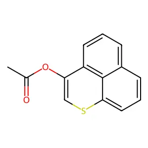 Benzo[de]thiochromen-3-yl acetate structure