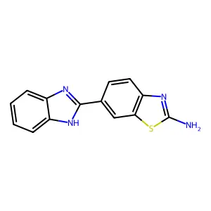6-(1H-苯并咪唑-2-基)苯并噻唑-2-胺 structure