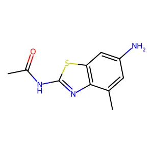 N-(6-Amino-4-methyl-benzothiazol-2-yl)-acetamide structure
