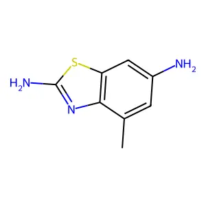 4-Methyl-1,3-benzothiazole-2,6-diamine structure