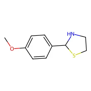 2-(4-Methoxy-phenyl)-thiazolidine structure