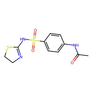 N-(4-((2,5-Thiazolinylamino)sulfonyl)phenyl)ethanamide structure