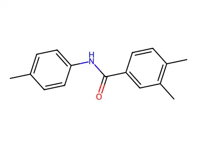 3,4-dimethyl-N-(4-methylphenyl)benzamide structure