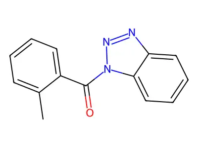 1-(2-methylbenzoyl)-1H-1,2,3-benzotriazole structure
