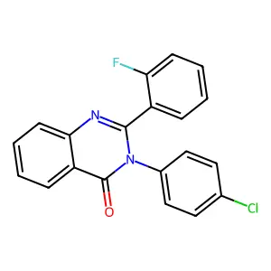 3-(4-Chlorophenyl)-2-(2-fluorophenyl)quinazolin-4-one structure