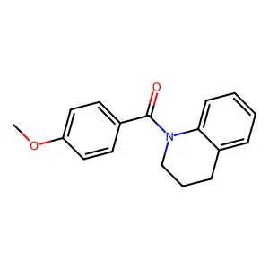 3,4-dihydro-1(2H)-quinolinyl(4-methoxyphenyl)methanone structure