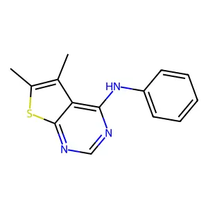 5,6-dimethyl-N-phenylthieno[2,3-d]pyrimidin-4-amine structure