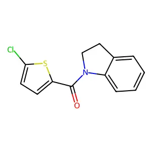 1-[(5-Chloro-2-thienyl)carbonyl]indoline structure