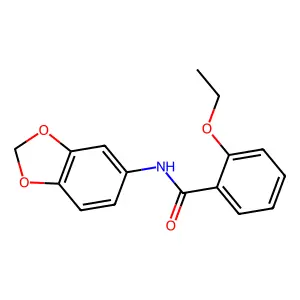 N-(1,3-benzodioxol-5-yl)-2-ethoxybenzamide structure