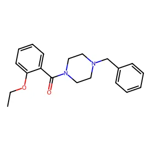 (4-Benzylpiperazin-1-yl)-(2-ethoxyphenyl)methanone structure