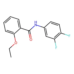 N-(3,4-difluorophenyl)-2-ethoxybenzamide structure