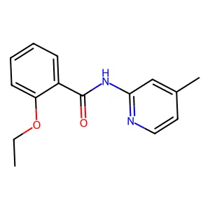 2-ethoxy-N-(4-methylpyridin-2-yl)benzamide structure