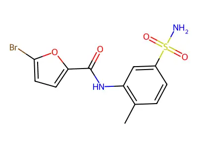 5-bromo-N-(2-isopropylphenyl)-2-furamide structure