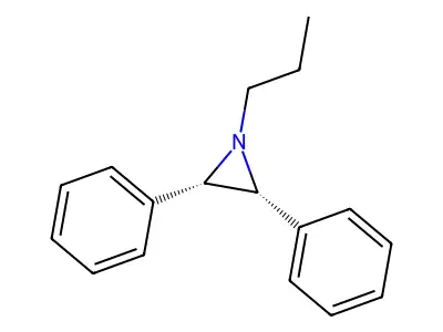 2,3-Diphenyl-1-propylaziridine structure