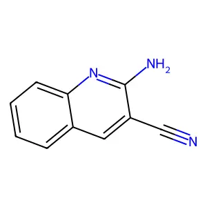 2-Aminoquinoline-3-carbonitrile structure