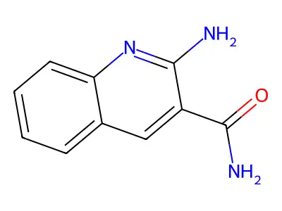 2-Aminoquinoline-3-carboxamide structure