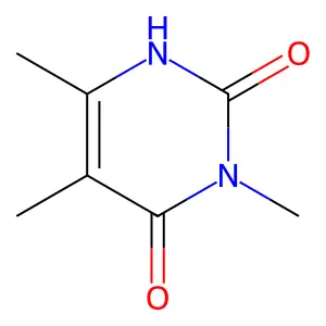 3,5,6-Trimethyluracil structure