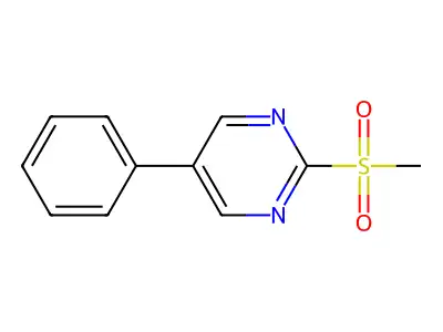 2-Methylsulfonyl-5-phenylpyrimidine structure