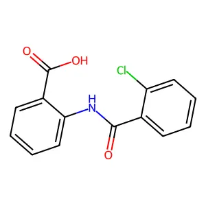 2-[(2-Chlorobenzoyl)amino]benzoic acid structure